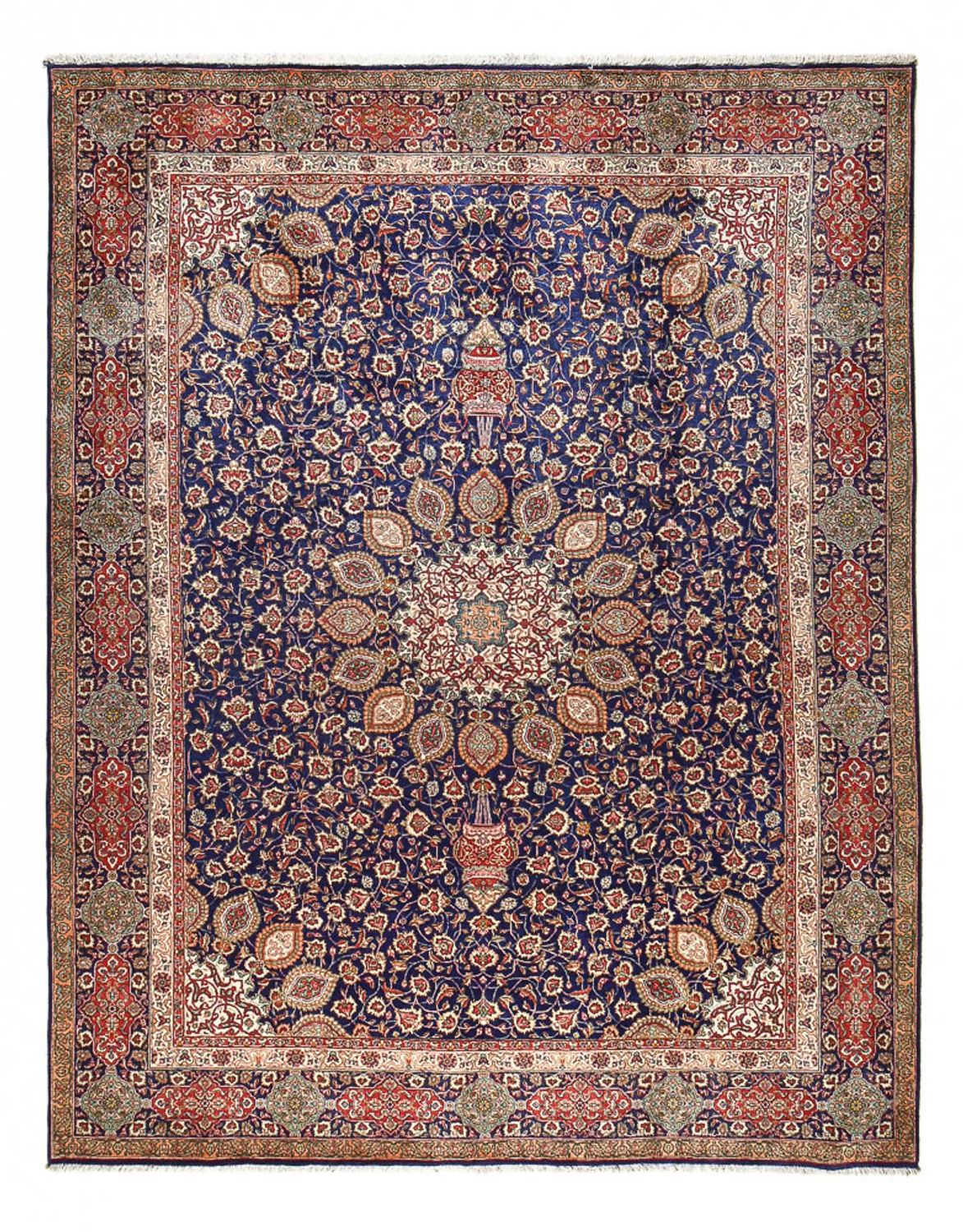 Täbriz - 40 Raj Teppich 387x297cm - Perserteppich