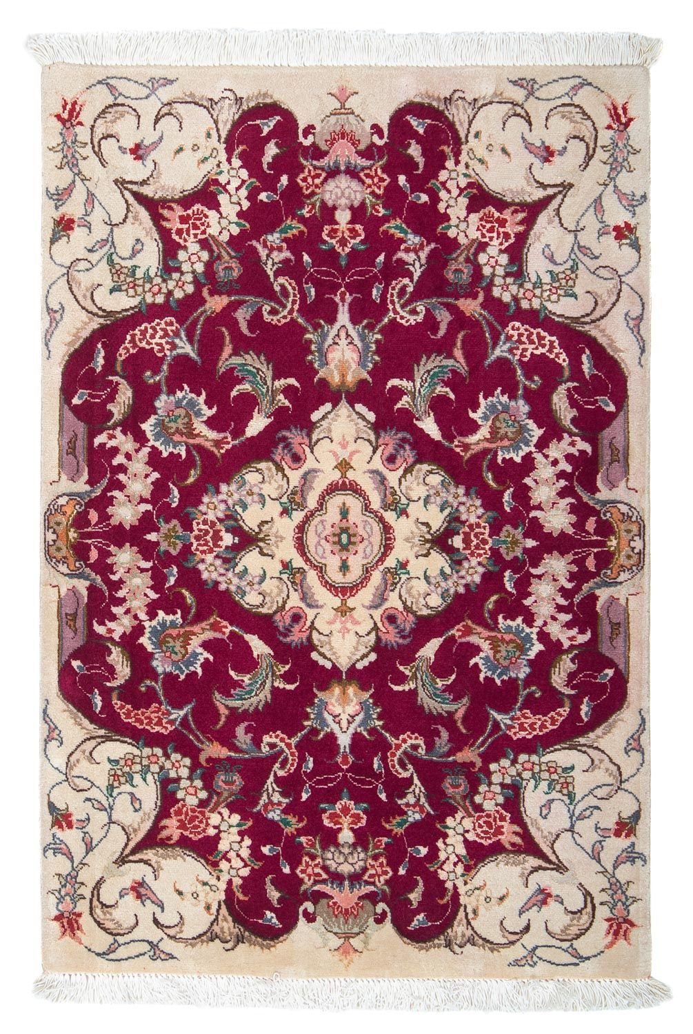 Täbriz - 50 Raj Teppich 90x60cm - Perserteppich