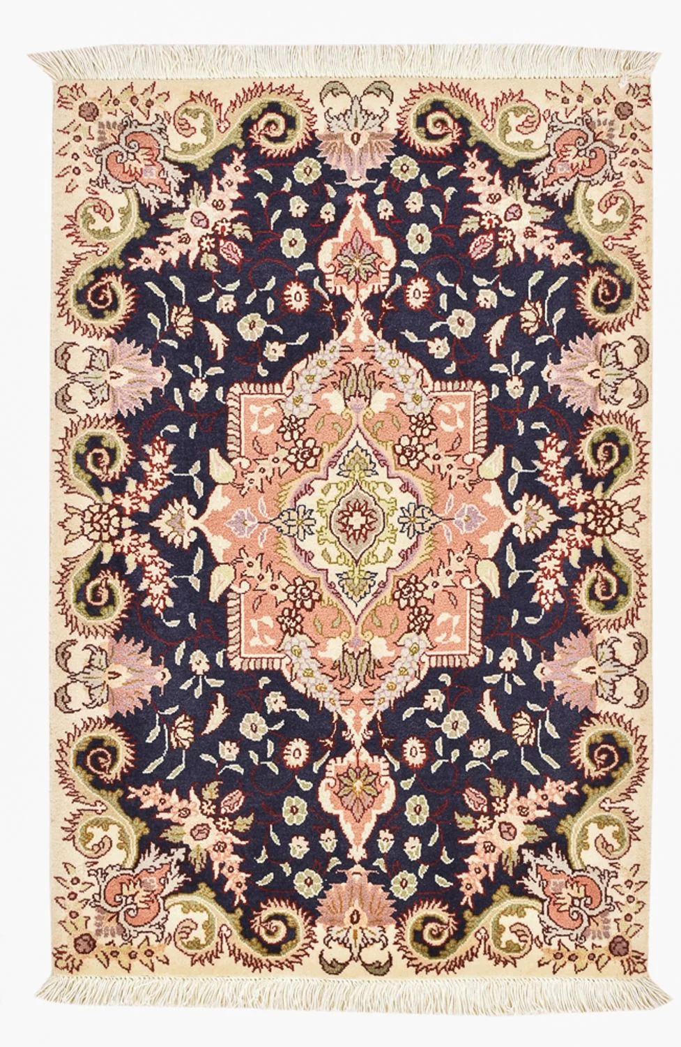 Täbriz - 50 Raj Teppich 92x60cm - Perserteppich