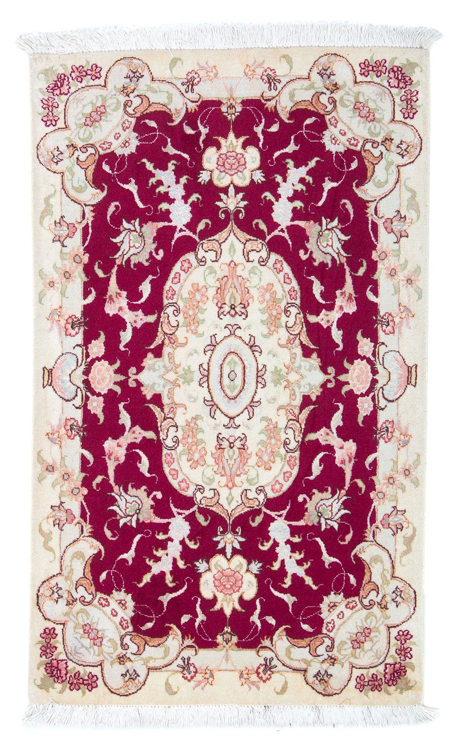 Perserteppich - Täbriz - Royal 98 x 58 cm - dunkelrot