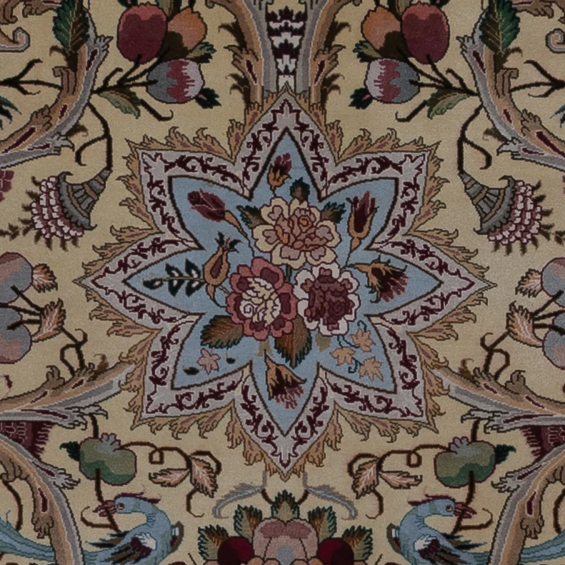 Täbriz - 50 Raj Teppich 200x200cm - Perserteppich - Image 2