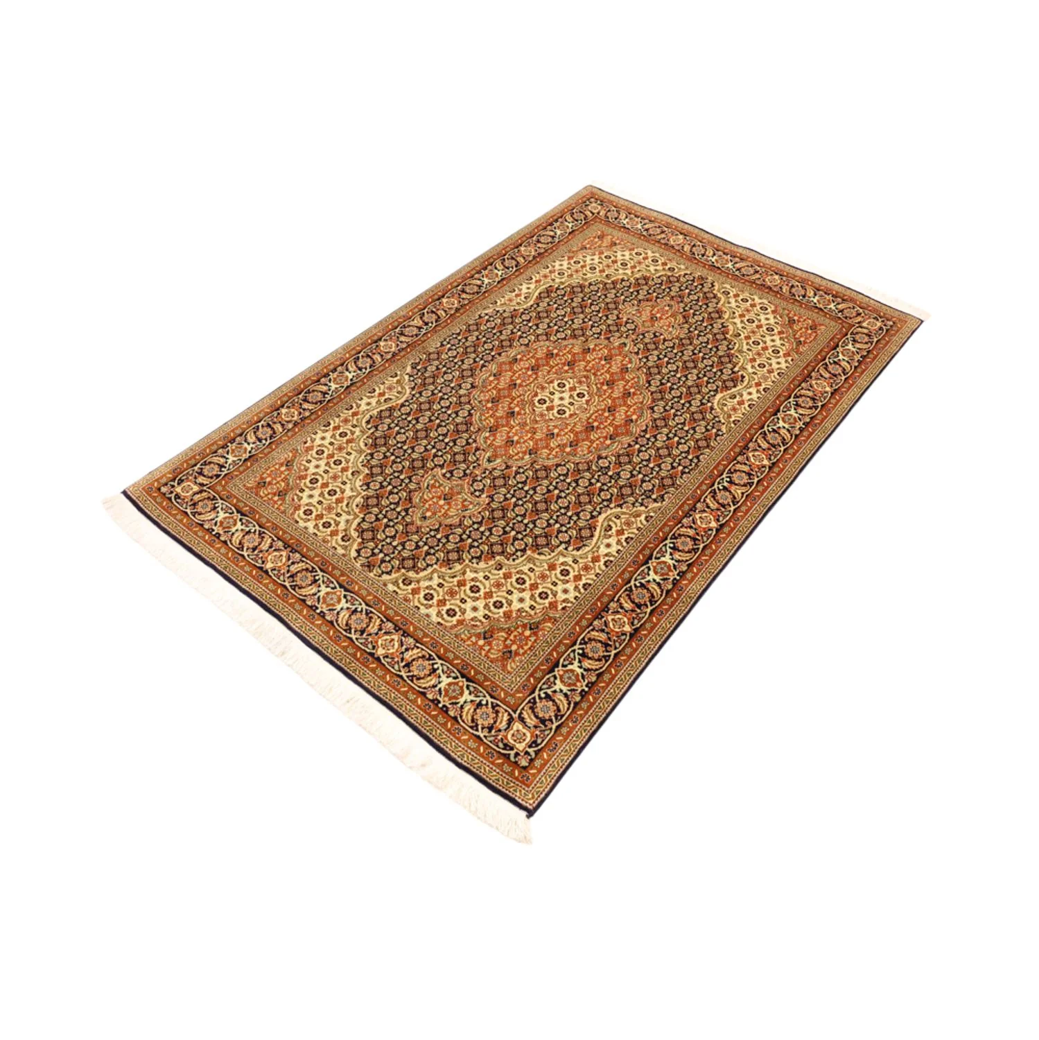 Täbriz - 50 Raj Teppich 153x101cm - Perserteppich - Image 6