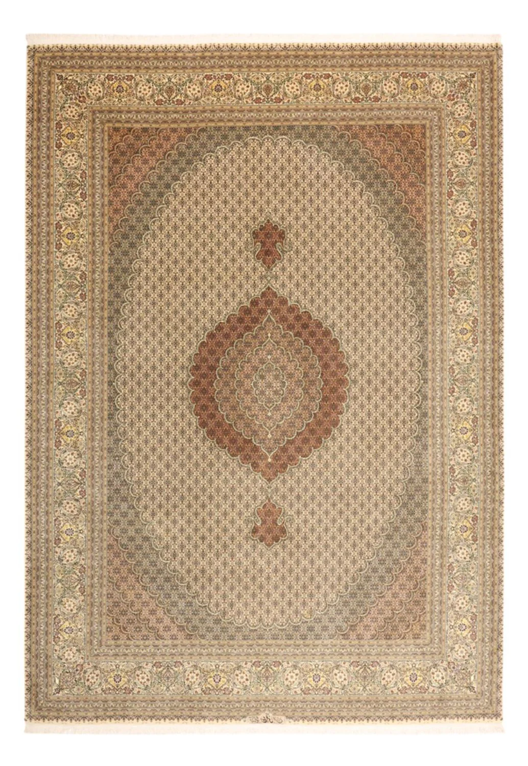 Täbriz - 50 Raj Teppich 348x248cm - Perserteppich