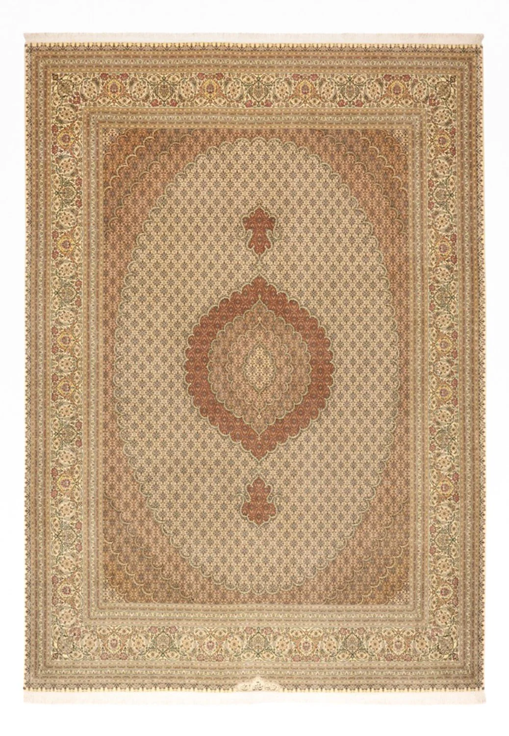 Täbriz - 50 Raj Teppich 350x251cm - Perserteppich