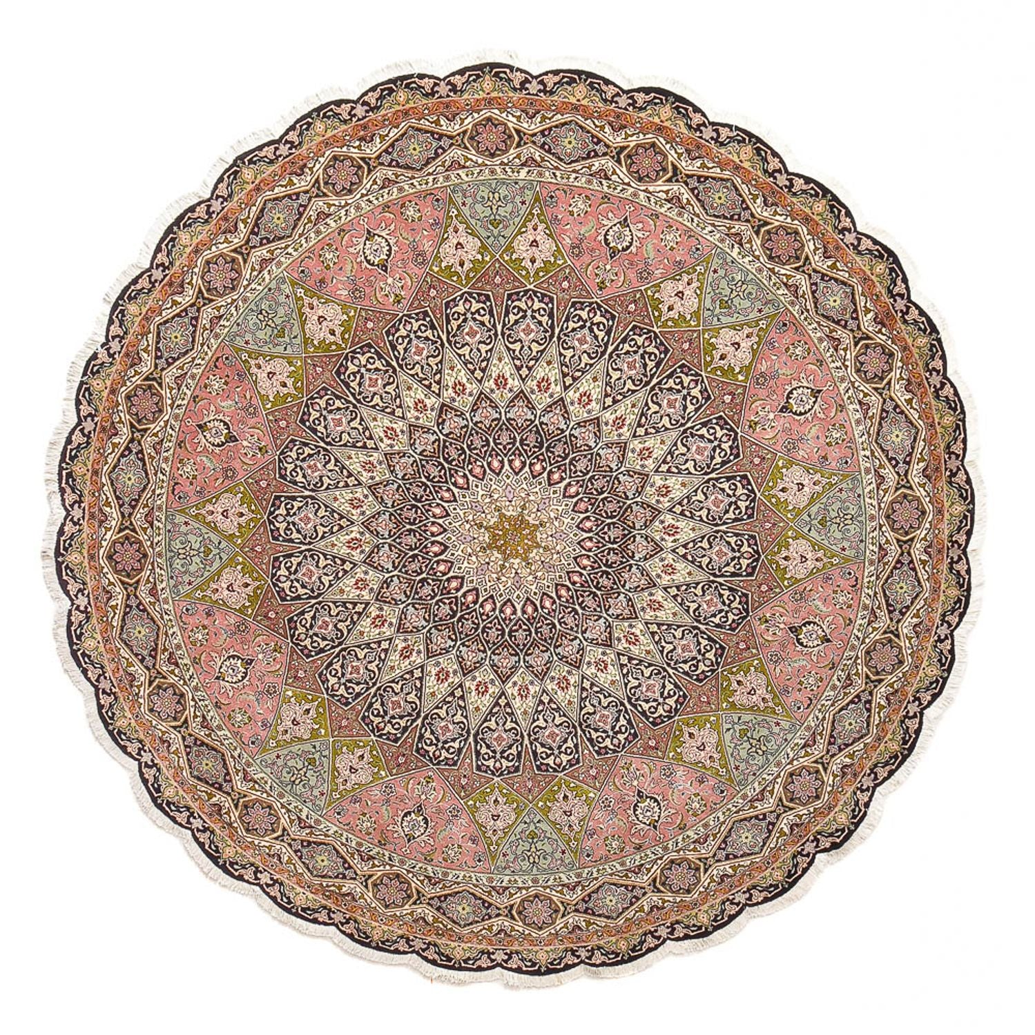 Täbriz - 50 Raj Teppich 250x250cm - Perserteppich