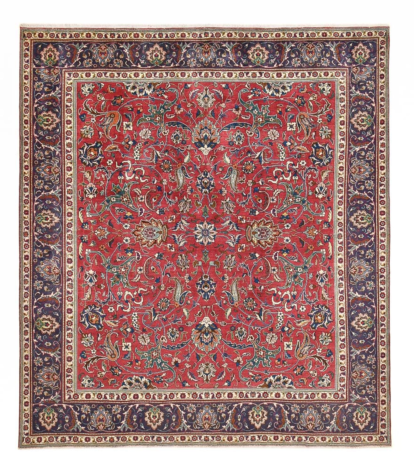 Perserteppich - Täbriz sonderform - 348 x 307 cm - rot