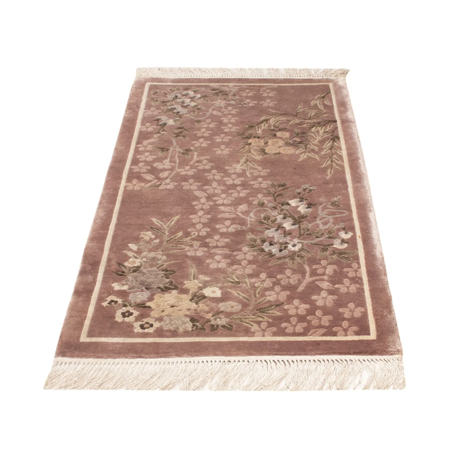 China Seide Teppich 123x62cm - Orientteppich - Image 5