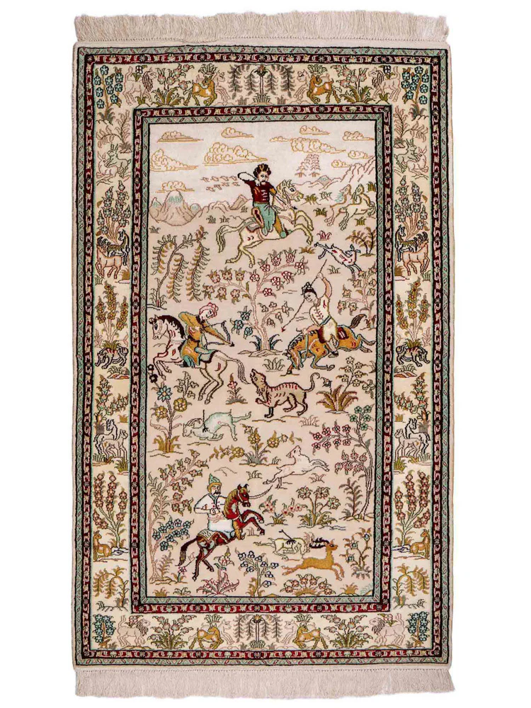 China Seide Teppich 150x88cm - Orientteppich