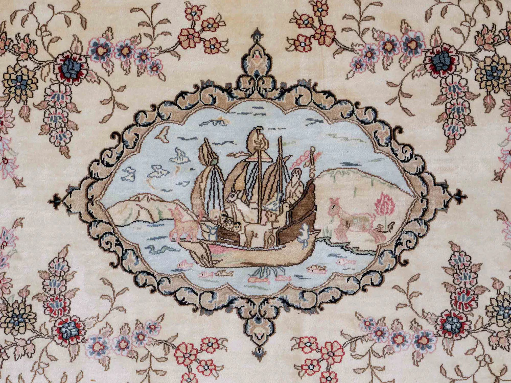 China Seide Teppich 153x95cm - Orientteppich - Image 2