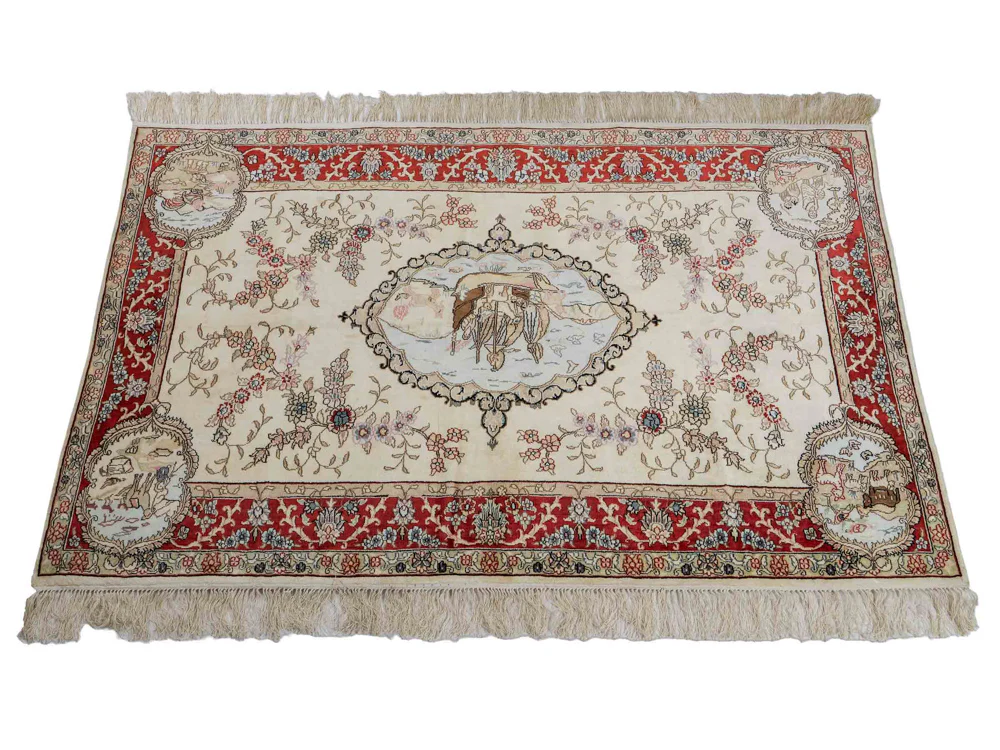 China Seide Teppich 153x95cm - Orientteppich - Image 6