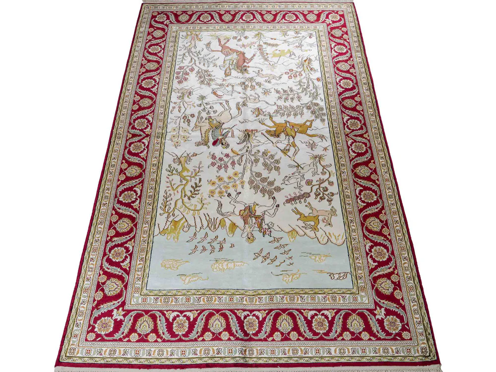 China Seide Teppich 180x123cm - Orientteppich - Image 6