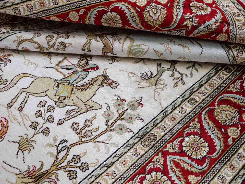China Seide Teppich 183x124cm - Orientteppich - Image 4