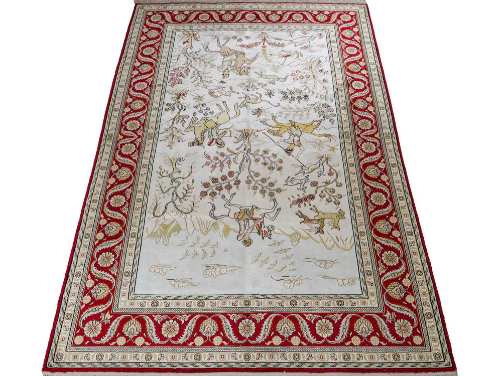 China Seide Teppich 183x124cm - Orientteppich - Image 6
