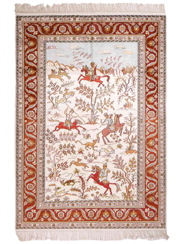 China Seide Teppich 184x125cm - Orientteppich