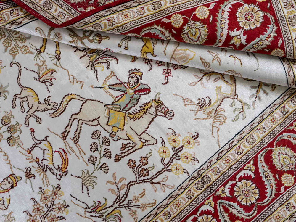 China Seide Teppich 185x127cm - Orientteppich - Image 4