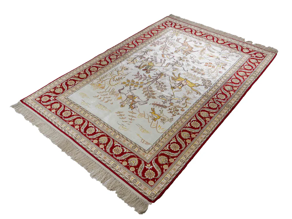 China Seide Teppich 185x127cm - Orientteppich - Image 5