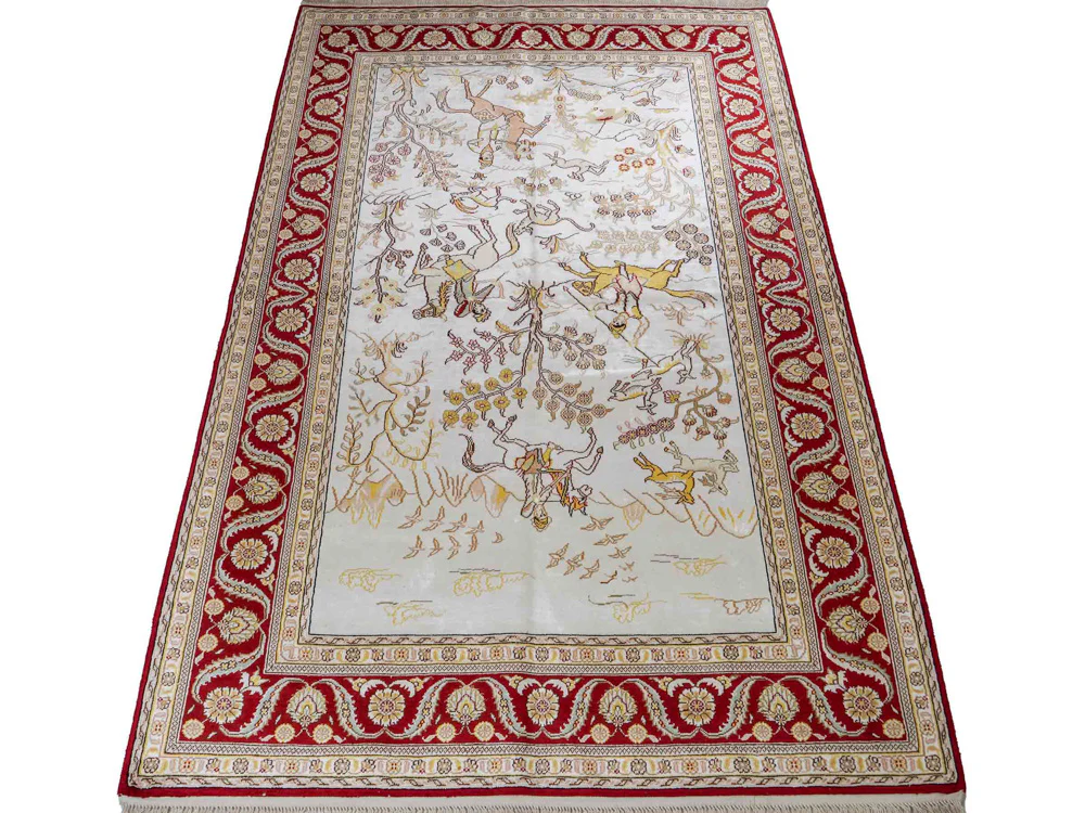 China Seide Teppich 185x127cm - Orientteppich - Image 6