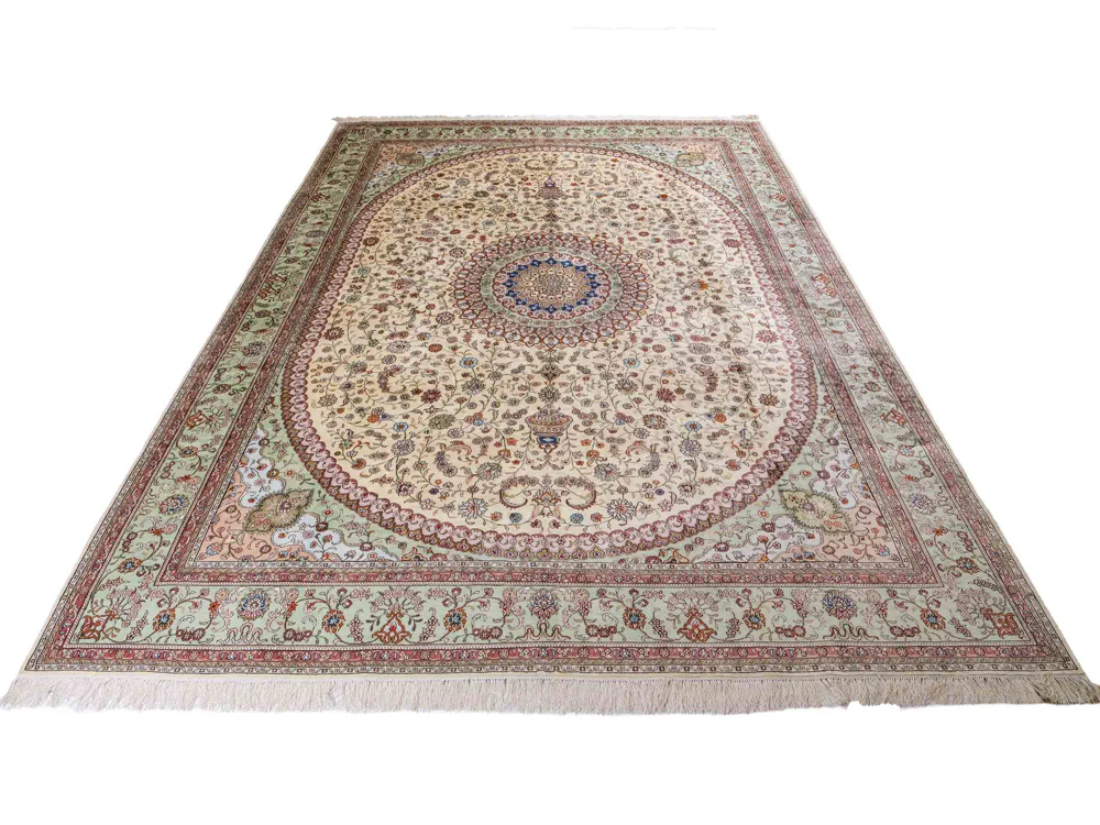China Seide Teppich 366x277cm - Orientteppich - Image 6