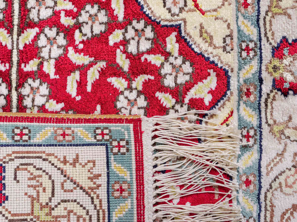China Seide Teppich 86x58cm - Orientteppich - Image 7