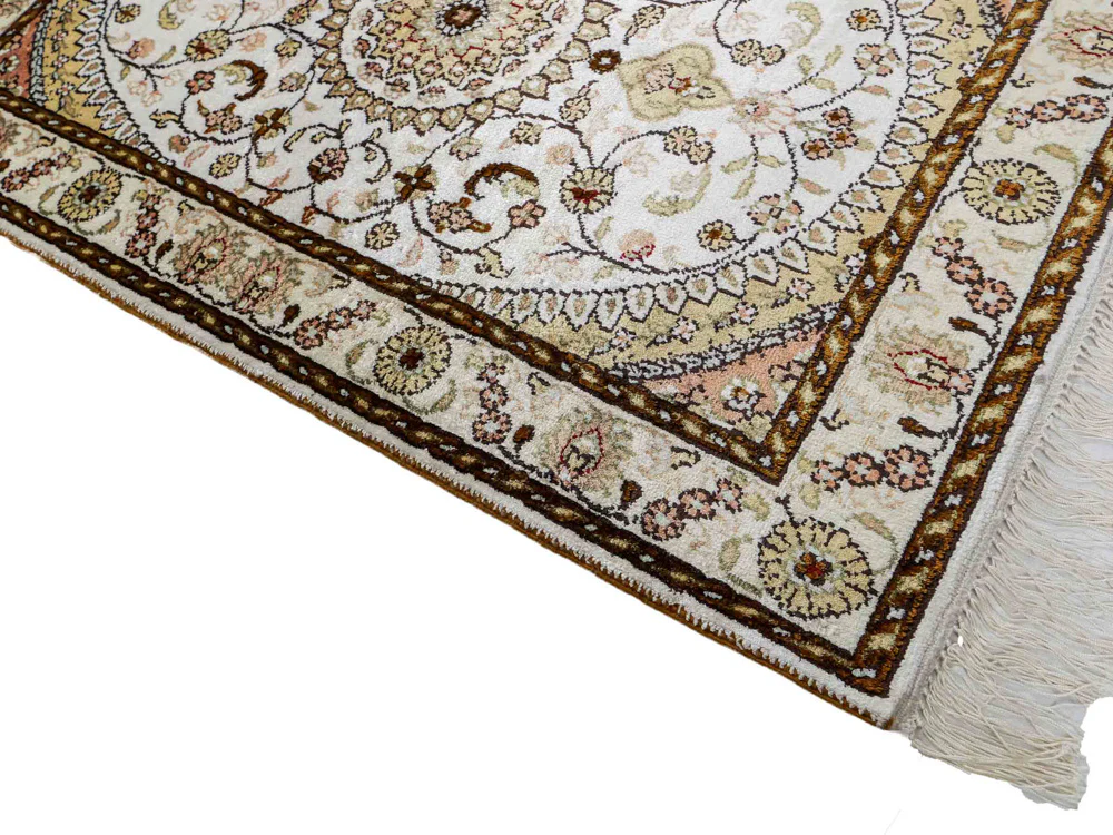 China Seide Teppich 88x59cm - Orientteppich - Image 3