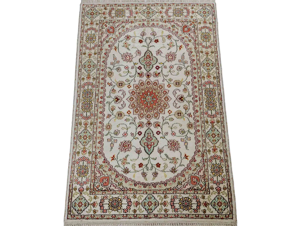 China Seide Teppich 89x59cm - Orientteppich - Image 6