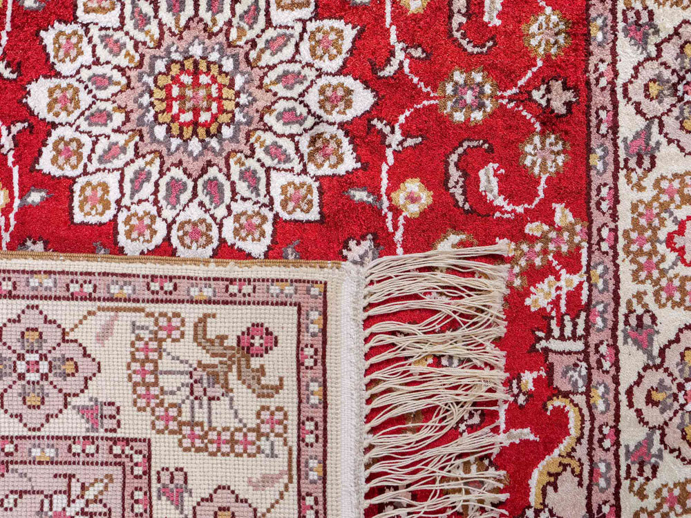 China Seide Teppich 91x60cm - Orientteppich - Image 7