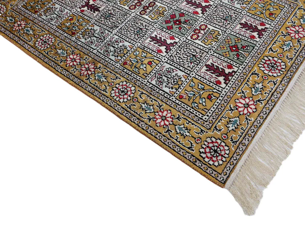 China Seide Teppich 92x64cm - Orientteppich - Image 3