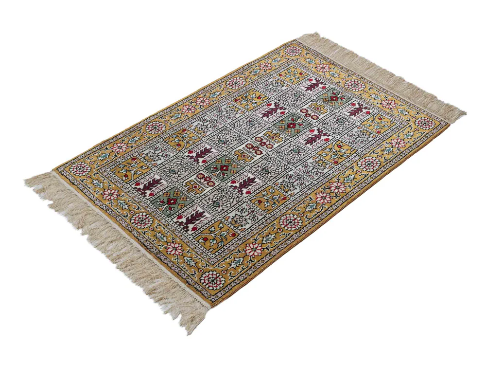 China Seide Teppich 93x63cm - Orientteppich - Image 5