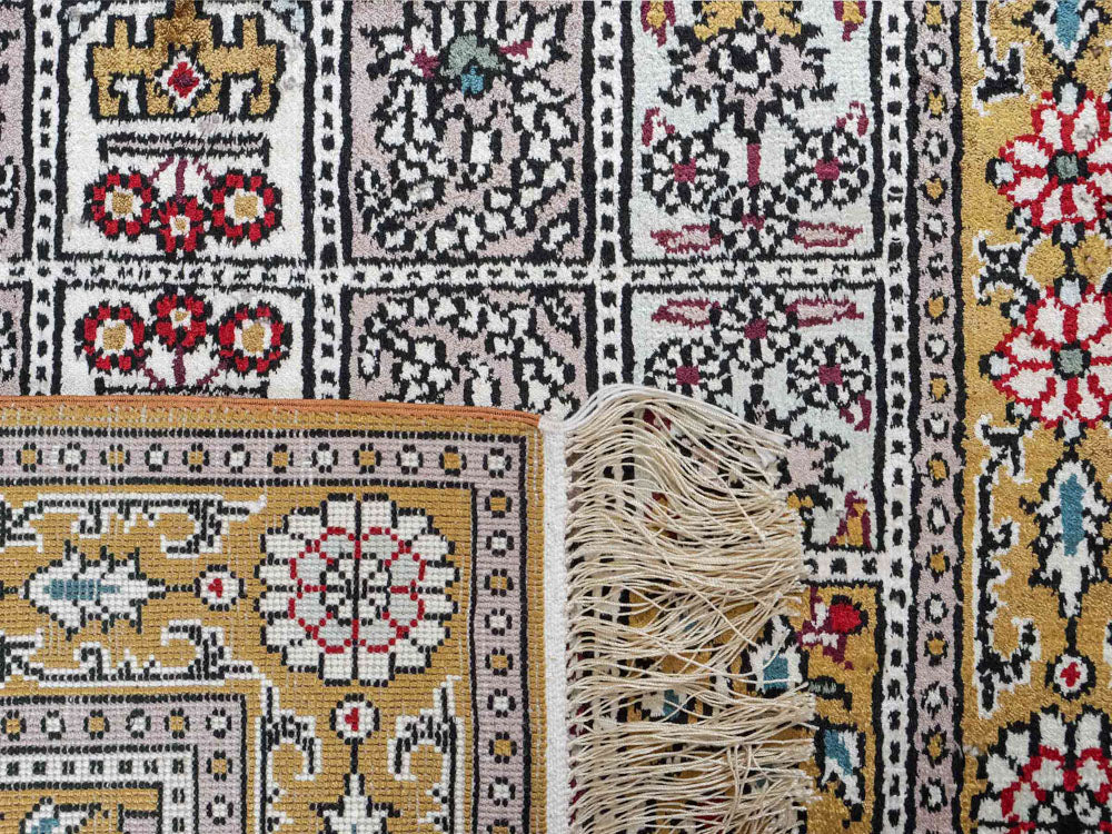China Seide Teppich 93x63cm - Orientteppich - Image 7