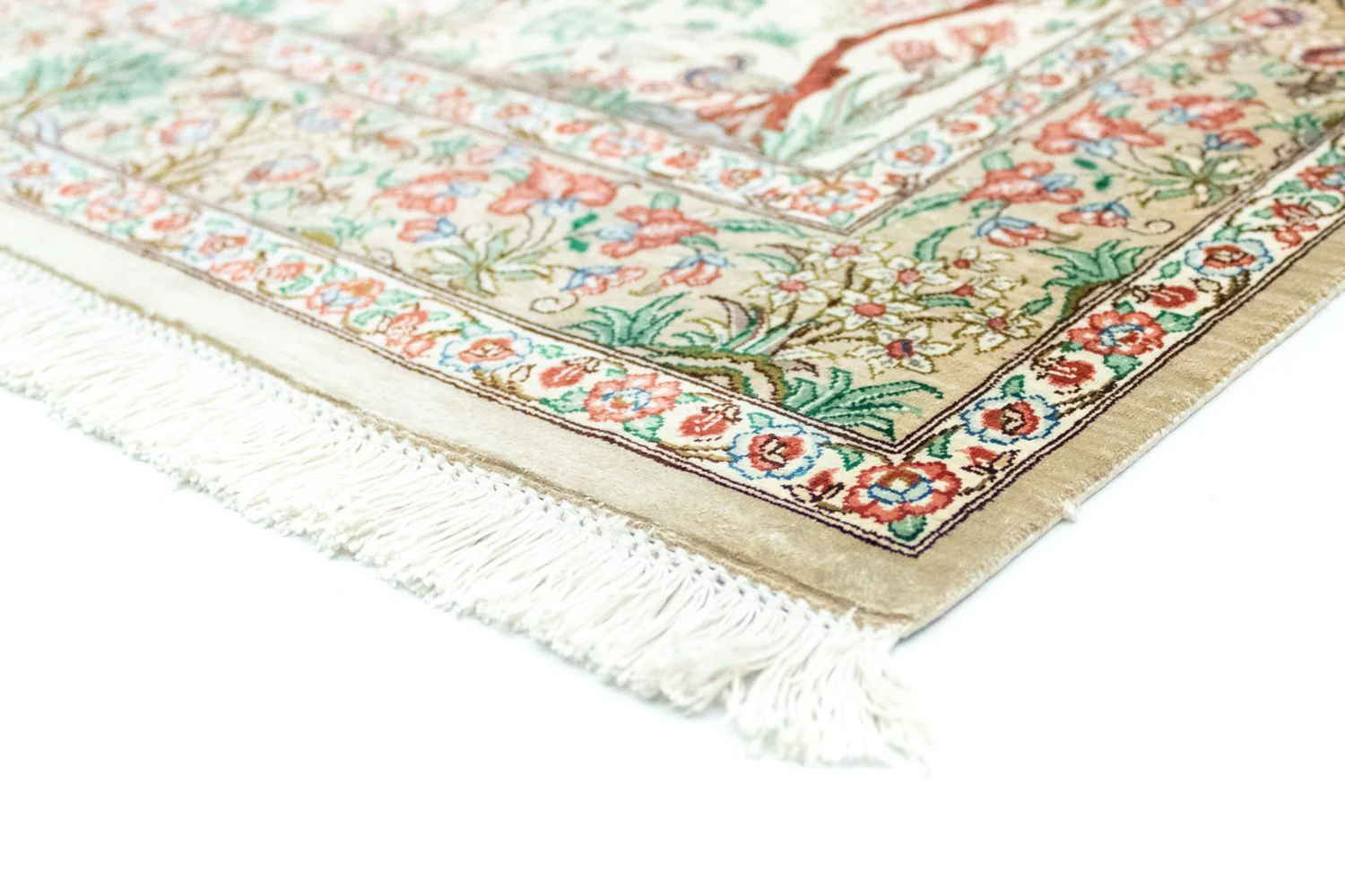 Seidenteppich - Ghom Seide - Premium 122 x 80 cm Teppichbrücke - Image 3
