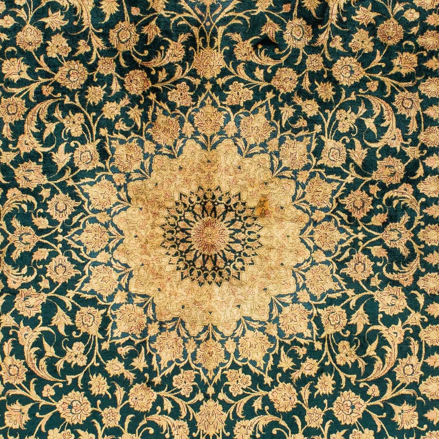 Ghom - Seide Teppich 216x132cm - Perserteppich - Image 7