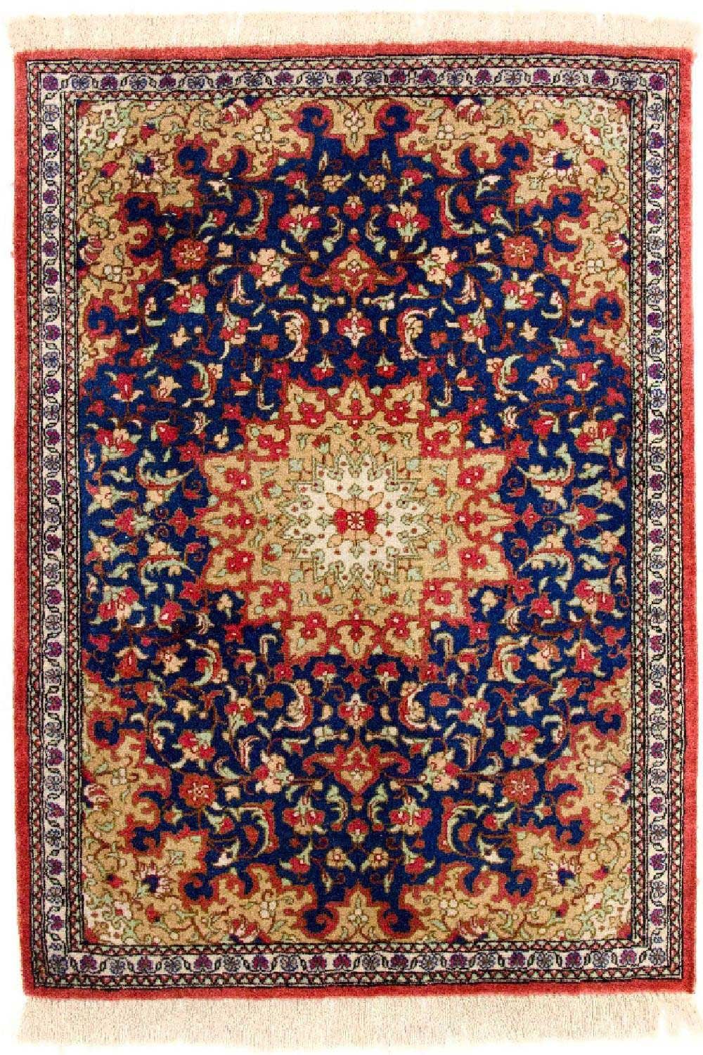 Ghom - Seide Teppich 75x56cm - Perserteppich