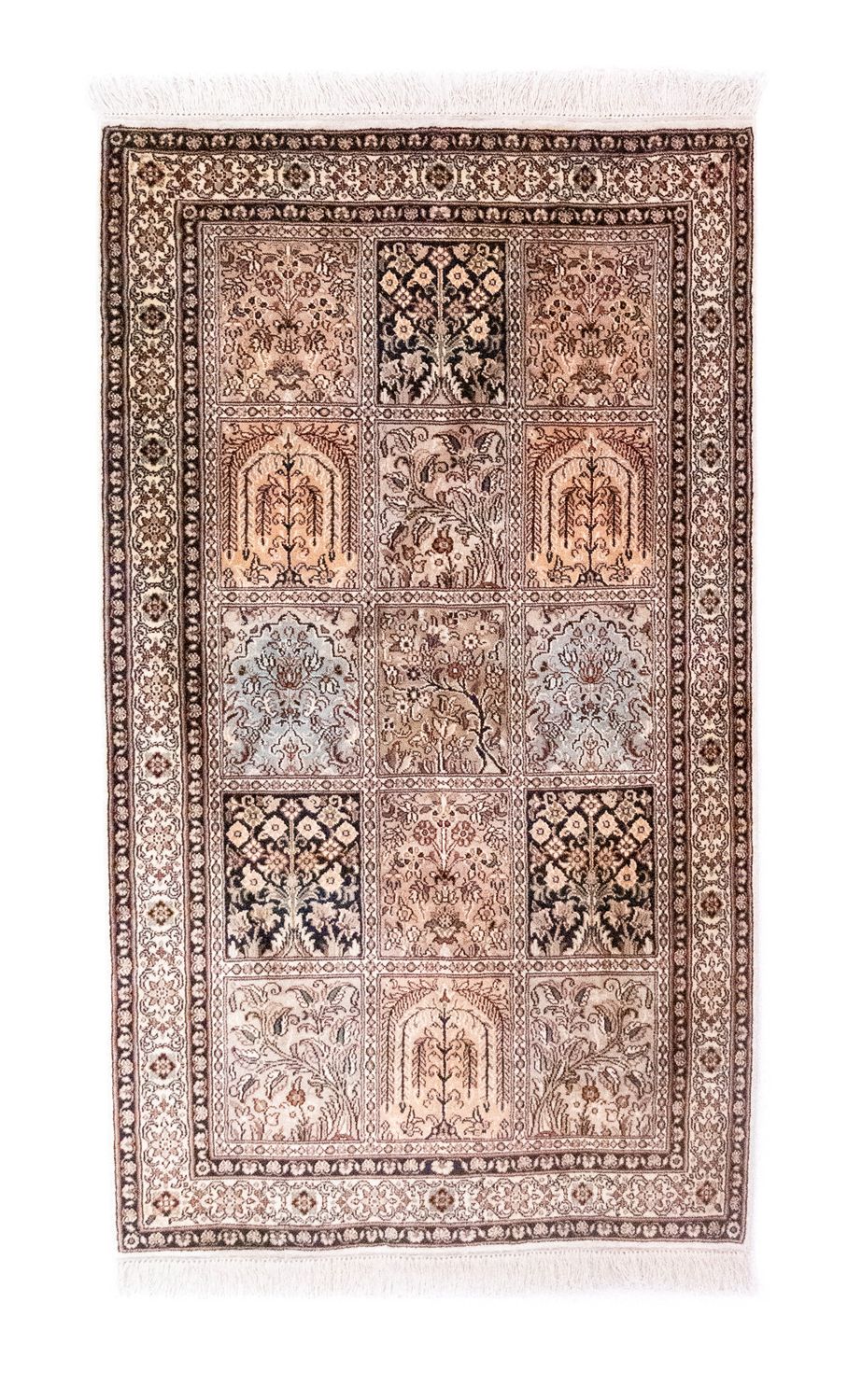 Seidenteppich - Kaschmir Seide 135 x 78 cm Teppichbrücke