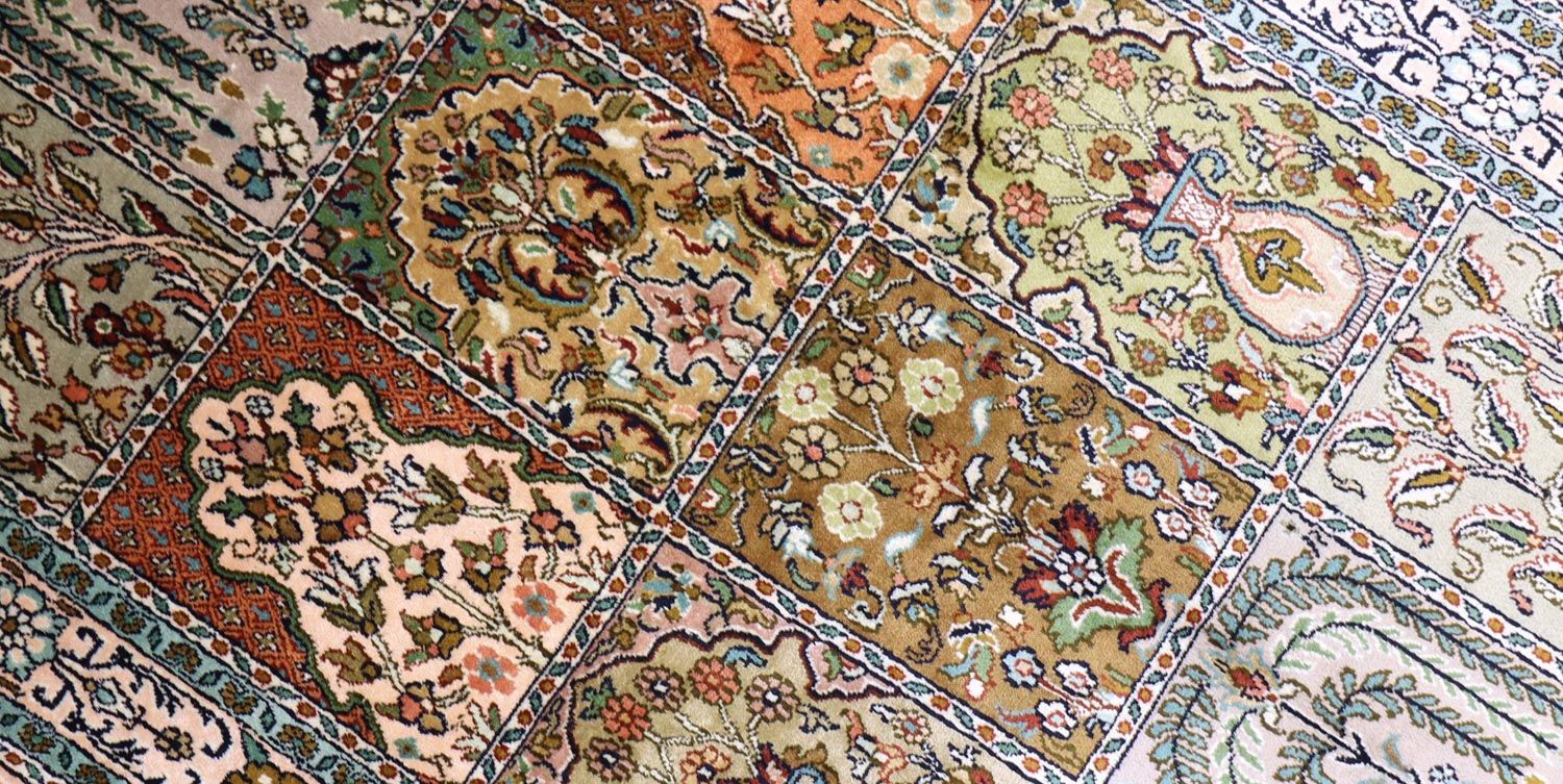 Seidenteppich - Kaschmir Seide 151 x 95 cm Teppichbrücke - Image 2