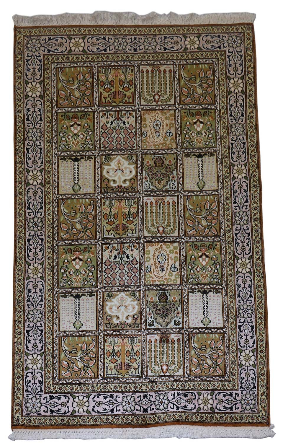 Seidenteppich - Kaschmir Seide 152 x 90 cm Teppichbrücke