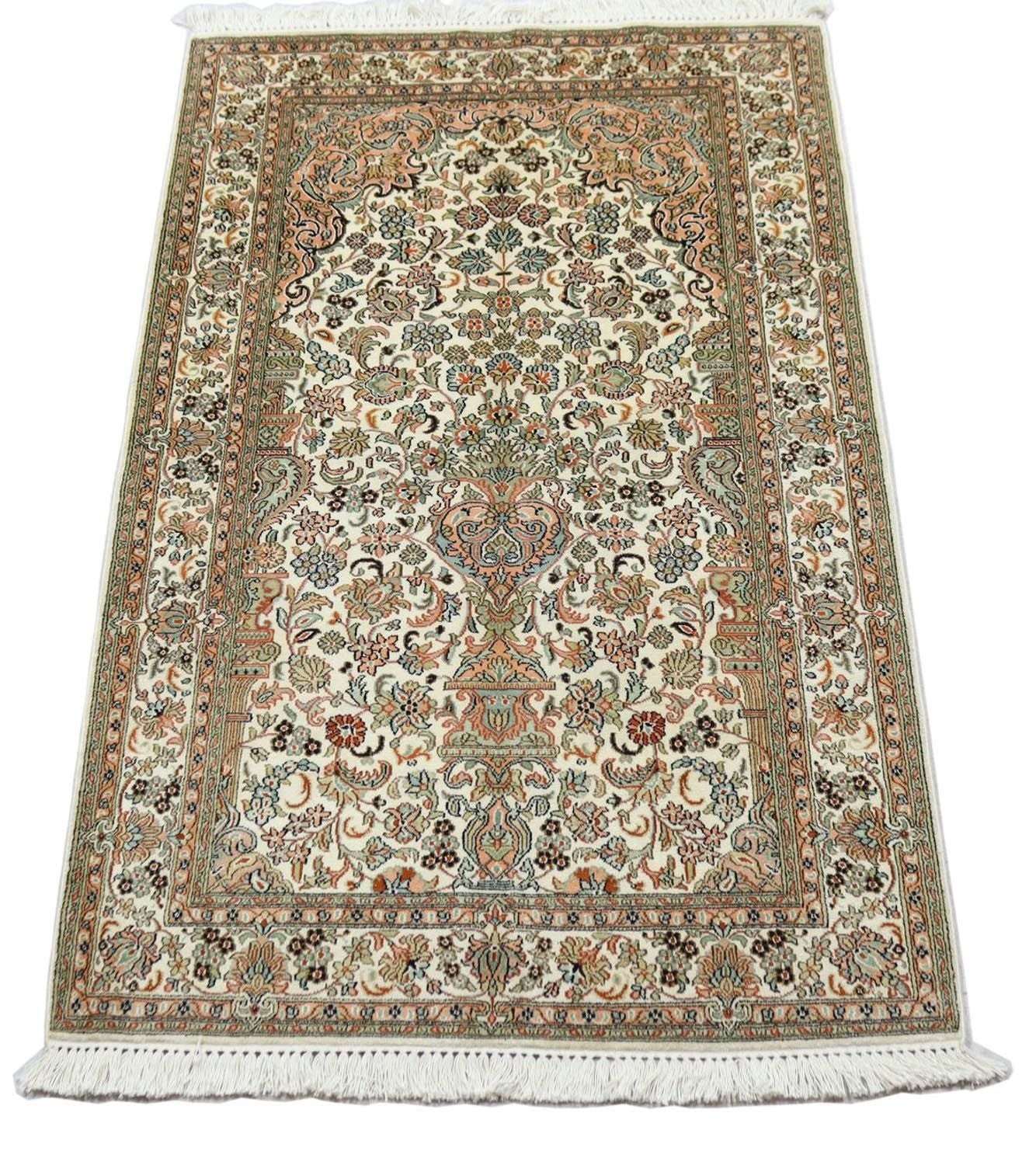 Seidenteppich - Kaschmir Seide 158 x 96 cm Teppichbrücke