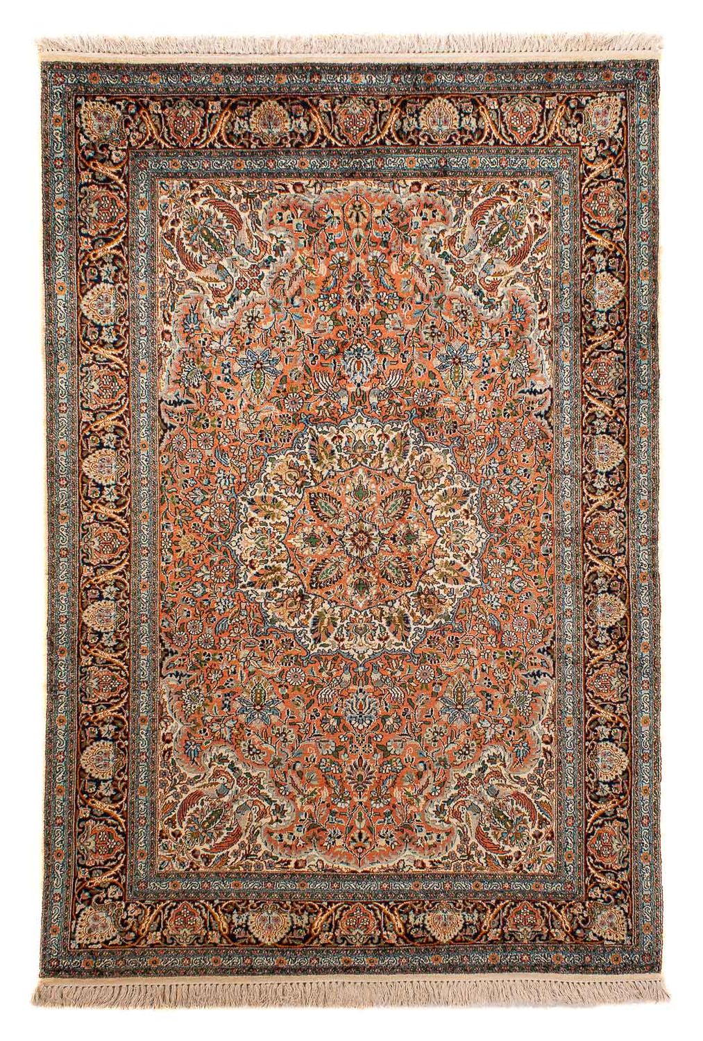 Seidenteppich - Kaschmir Seide 182 x 121 cm Teppichbrücke
