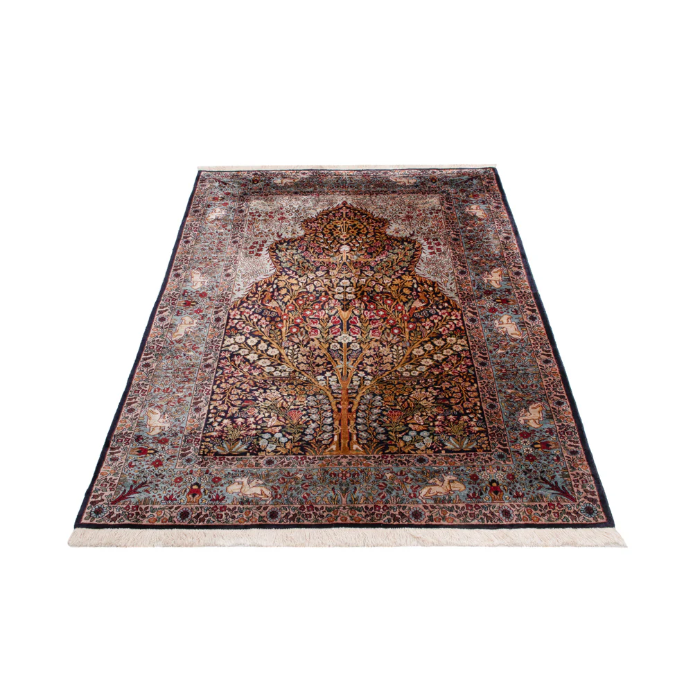 Kaschmir Seide Teppich 185x122cm - Orientteppich - Image 6