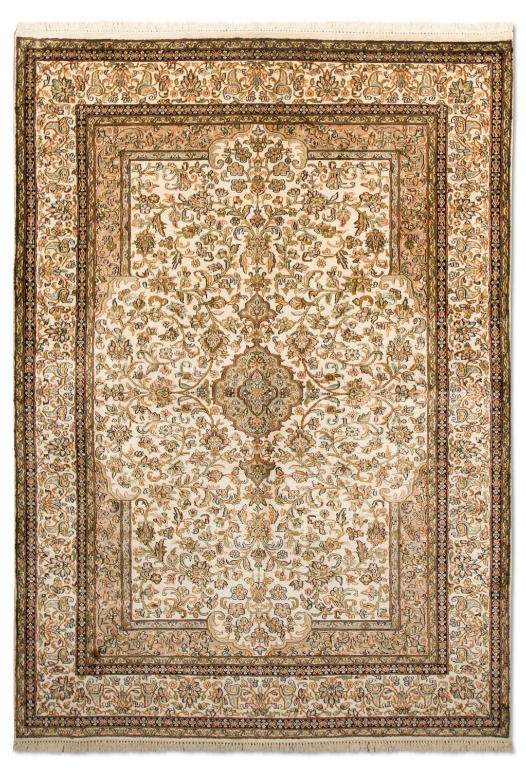 Kaschmir Seide Teppich 186x126cm - Orientteppich