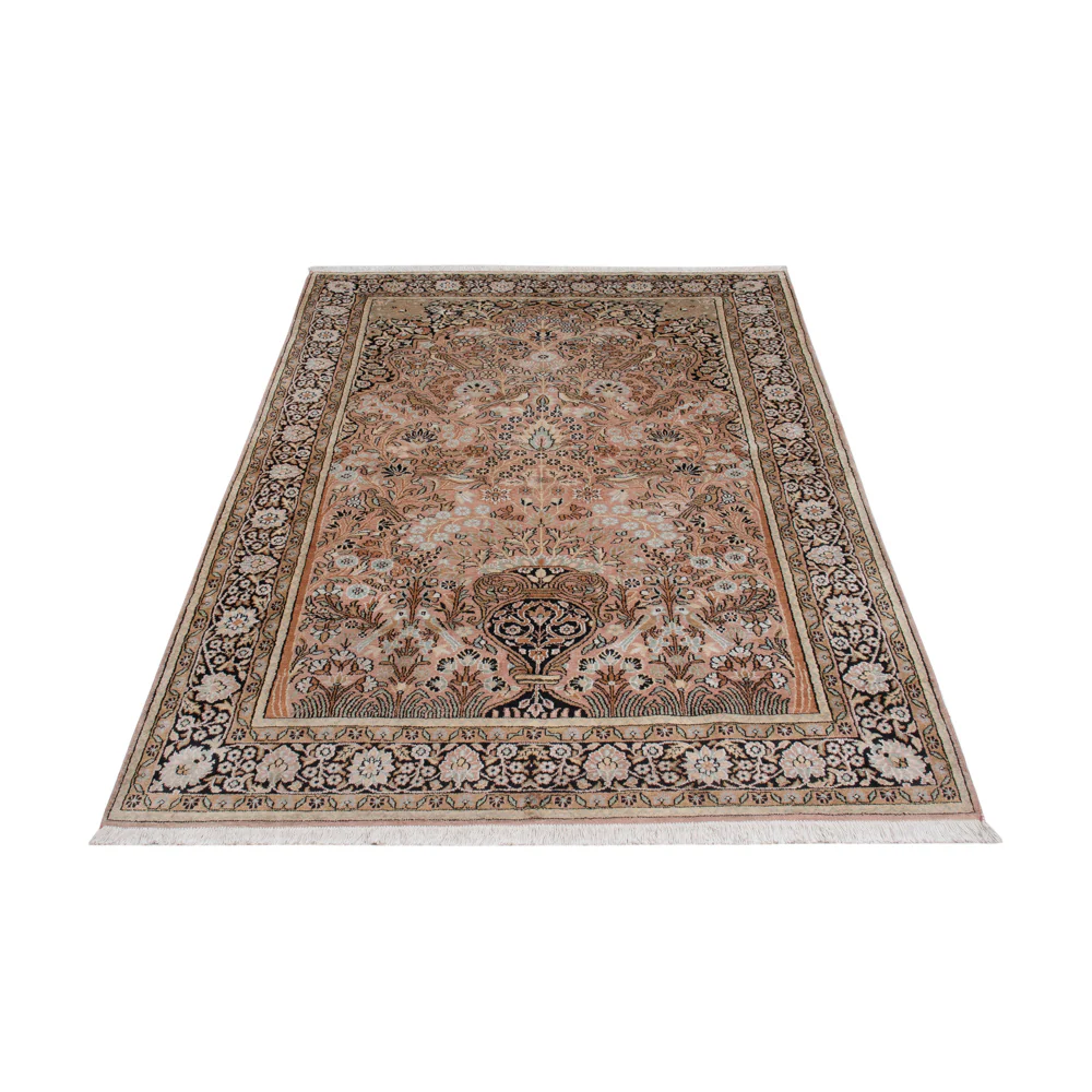 Kaschmir Seide Teppich 188x126cm - Orientteppich - Image 6