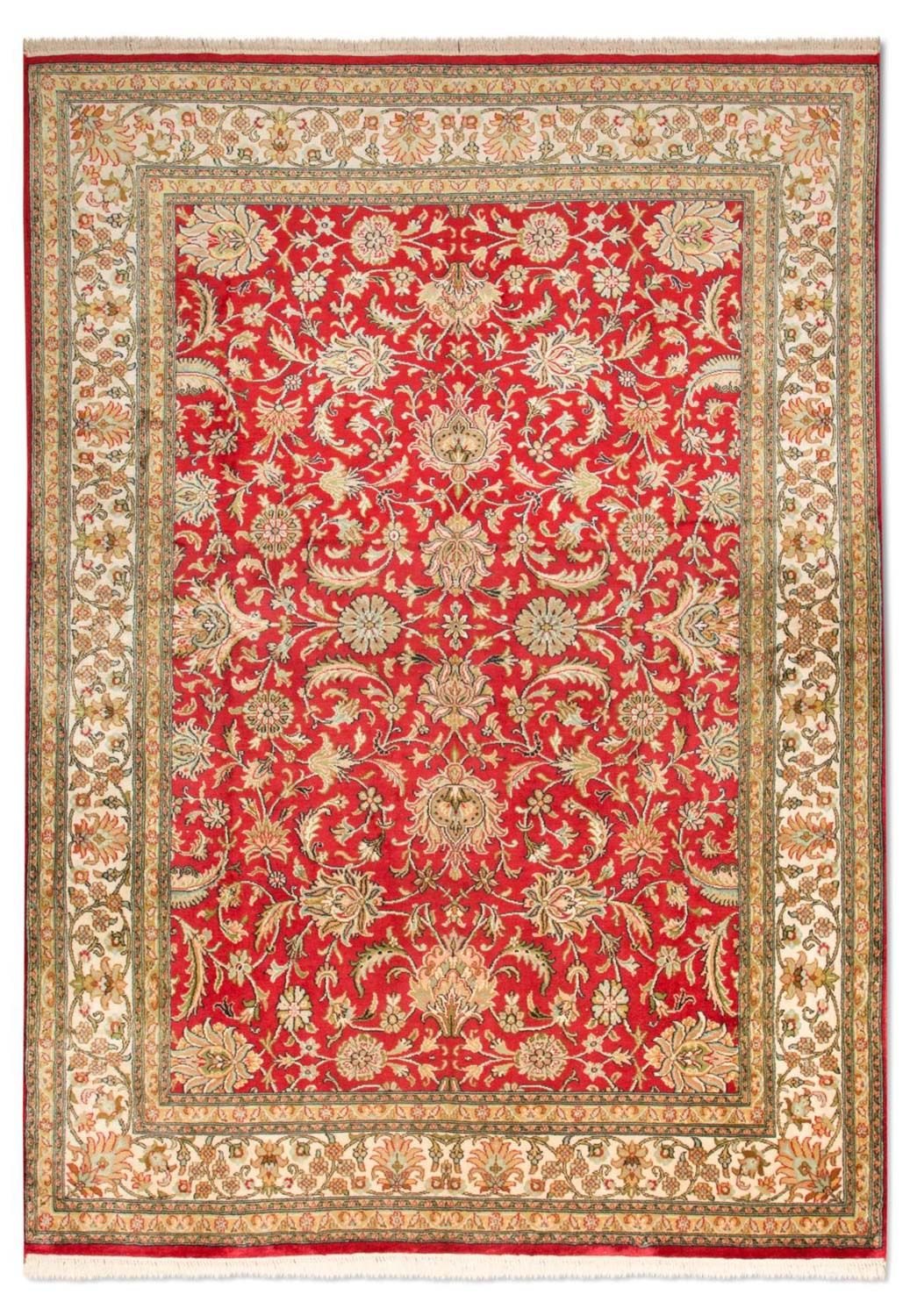 Seidenteppich - Kaschmir Seide 214 x 150 cm Teppichbrücke