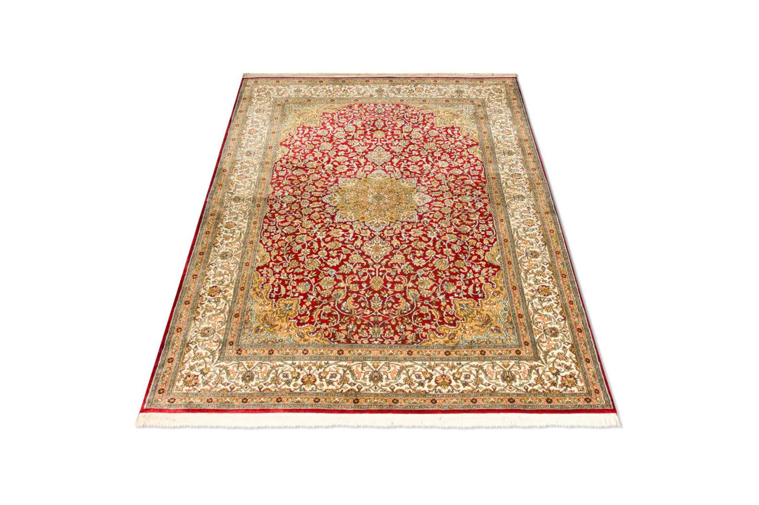 Seidenteppich - Kaschmir Seide 216 x 153 cm Teppich Wohnzimmer - Image 5