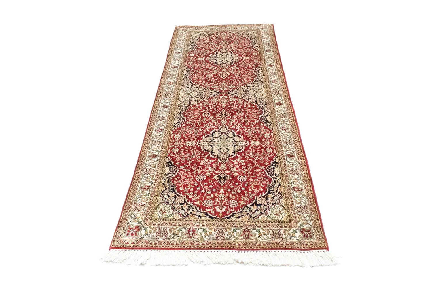 Seidenteppich - Kaschmir Seide 237 x 80 cm Teppich Läufer - Image 5