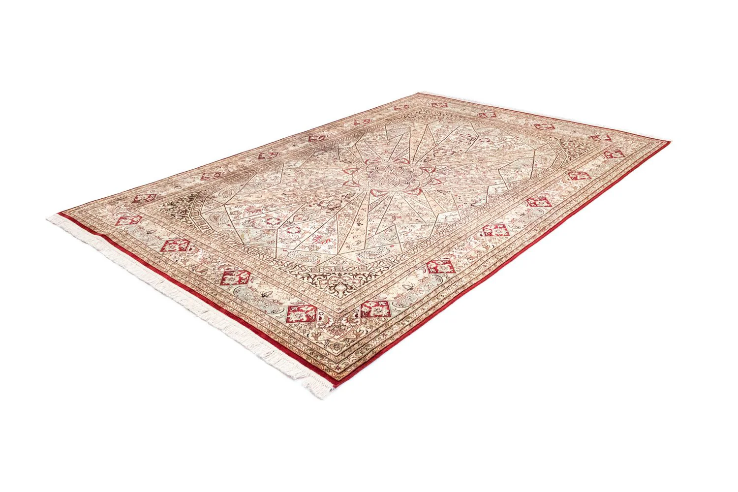 Seidenteppich - Kaschmir Seide 250 x 167 cm Teppich Wohnzimmer - Image 6