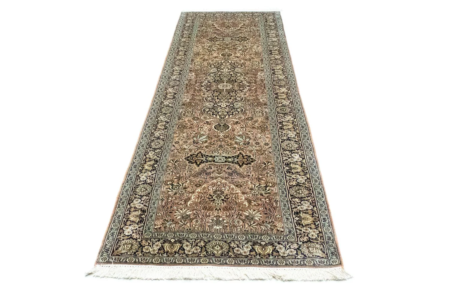 Seidenteppich - Kaschmir Seide 278 x 77 cm Teppichläufer - Image 5