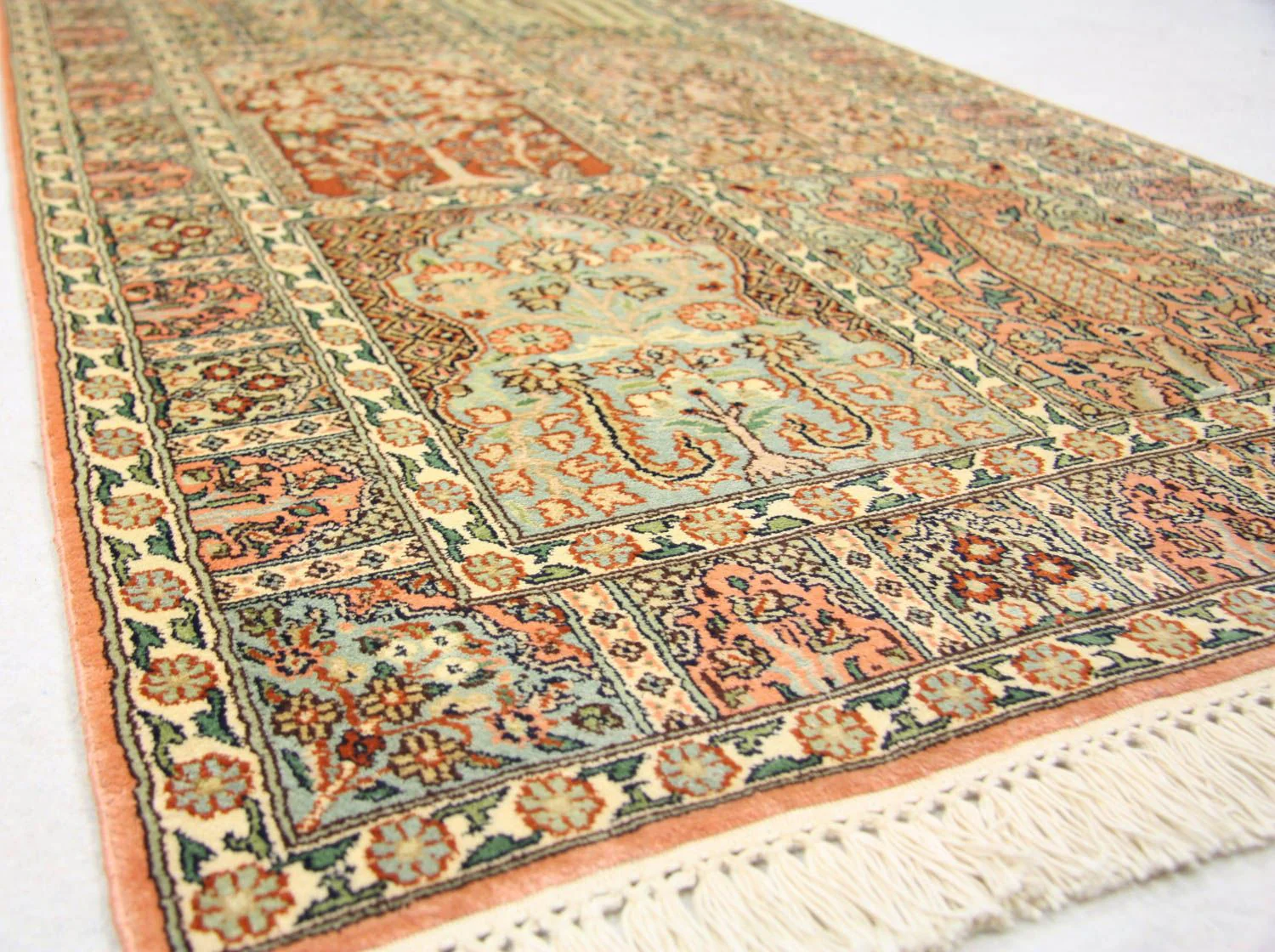 Seidenteppich - Kaschmir Seide 292 x 79 cm Teppichläufer - Image 2