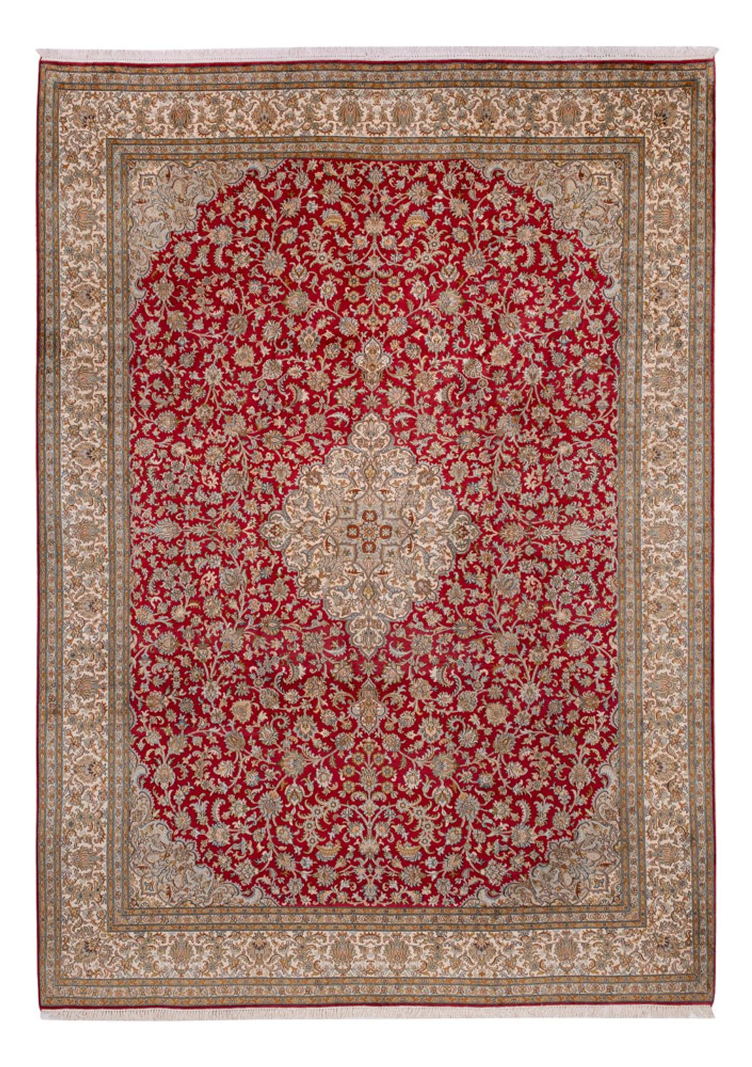 Kaschmir Seide Teppich 339x244cm - Orientteppich