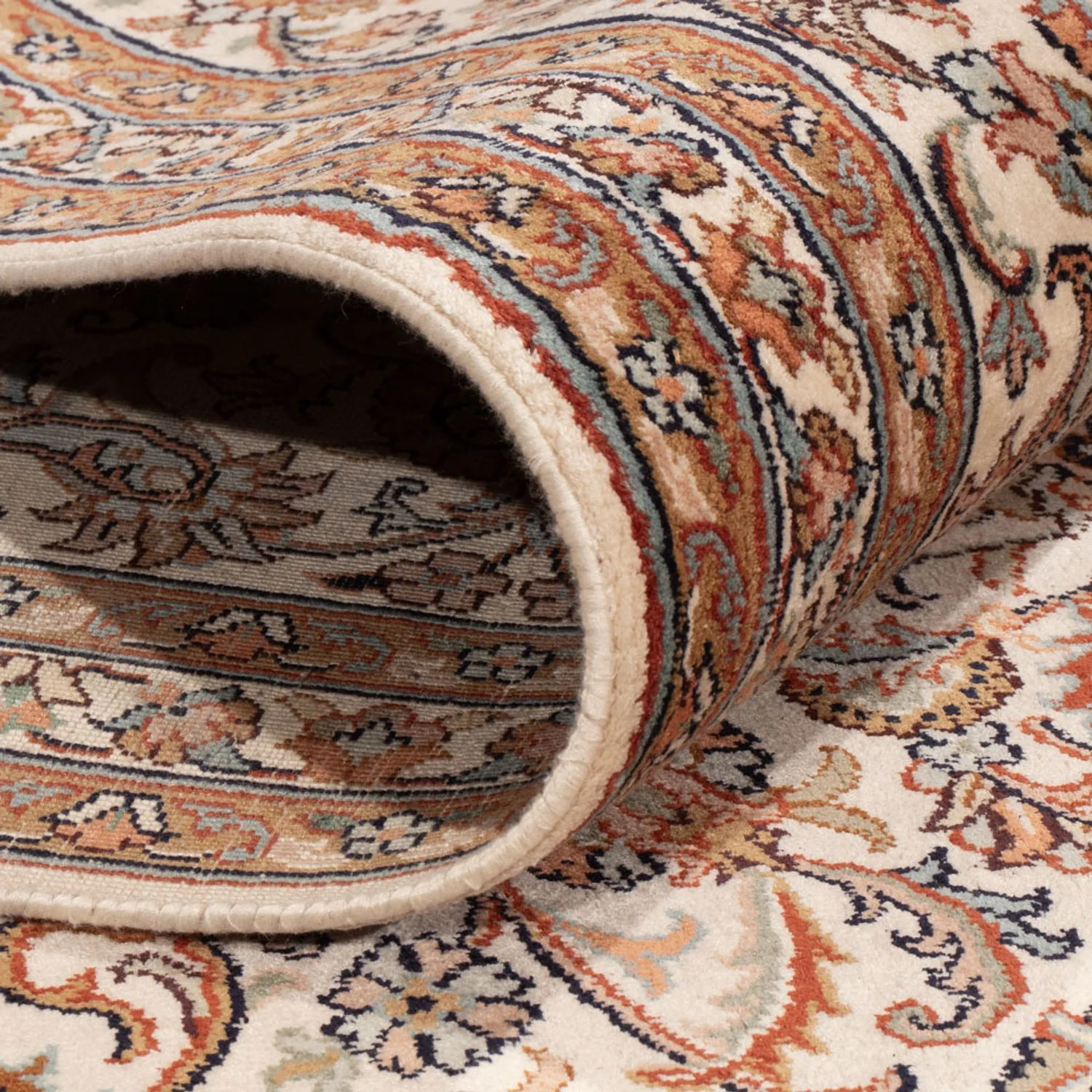 Seidenteppich - Kaschmir Seide - 347 x 247 cm - beige - Image 4