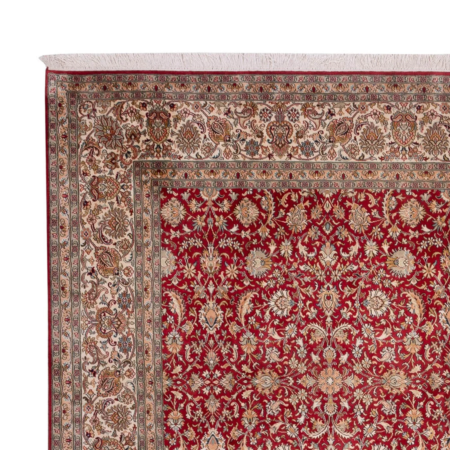 Seidenteppich - Kaschmir Seide - 369 x 279 cm - rot - Image 3