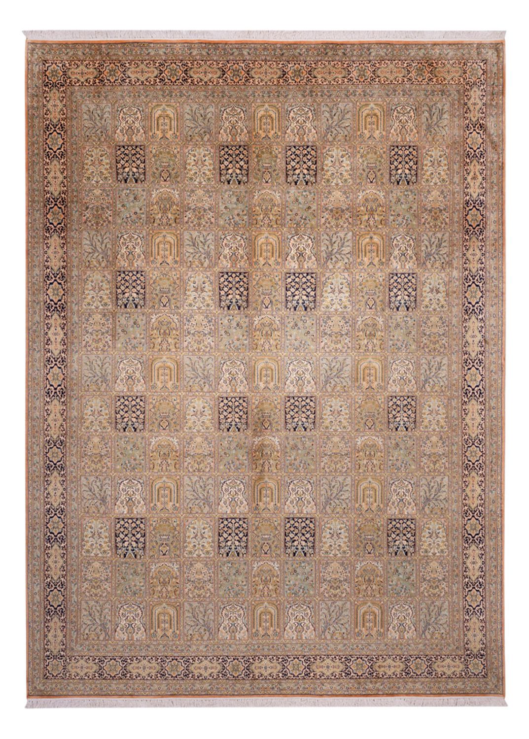 Kaschmir Seide Teppich 378x273cm - Orientteppich